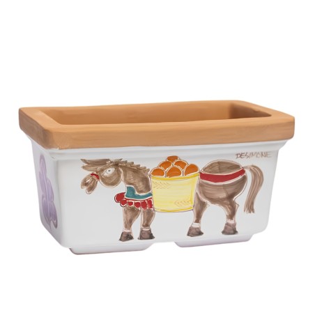 Rectangular planter Folk Donkey VSPRAS Rectangular planter Folk Donkey VSPRAS